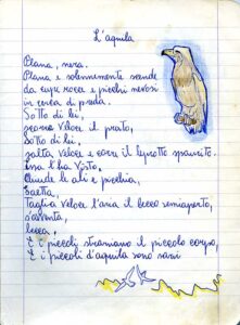 Andrea Pazienza Quaderno Le Mie Prime Poesie, 1965