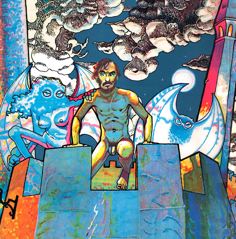 Paz_Illustrations for Passpartù, Pfm, 1978, felt-tip pens